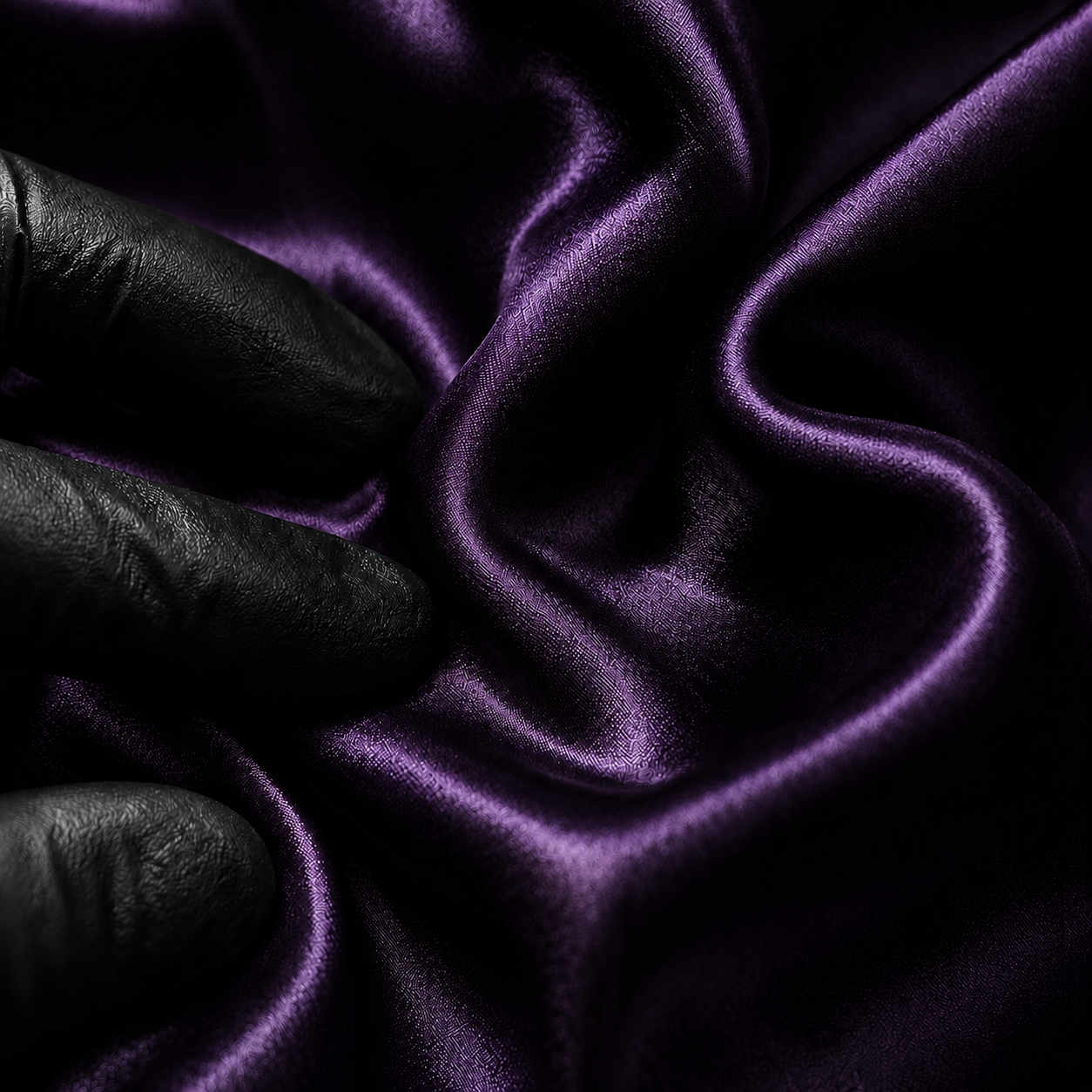 Dark Purple silk lining