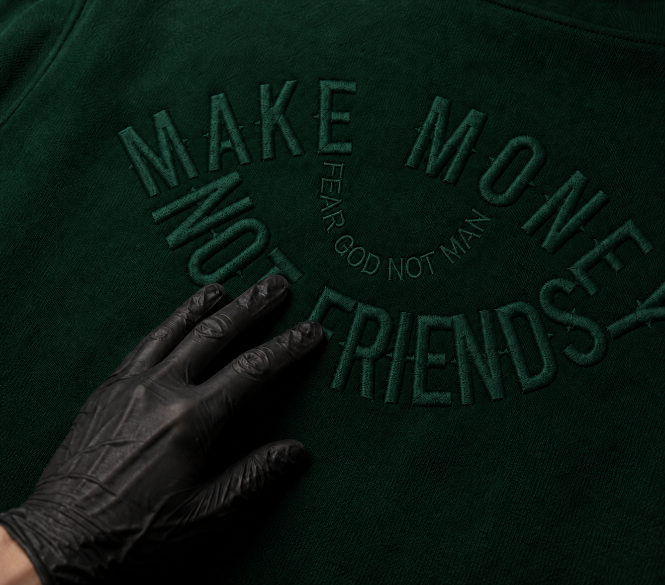 Muted cotton back embroidery reference